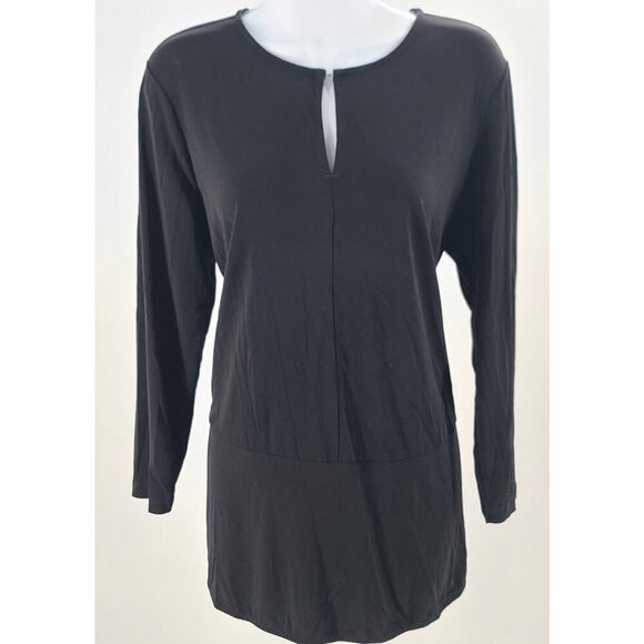 Lauren by Ralph Lauren Tops - Lauren Ralph Lauren women's boxy tunic blouse black Size Large Career office